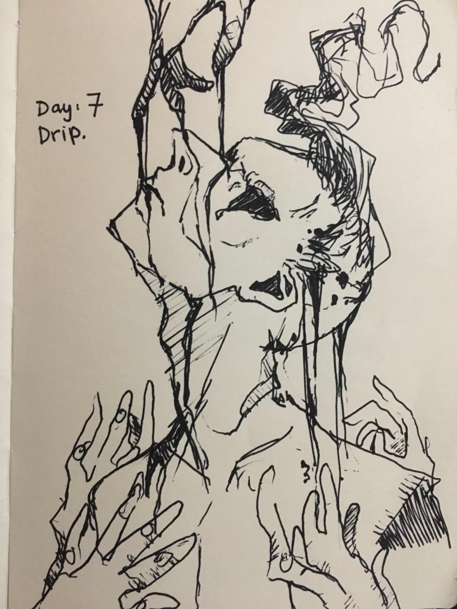 Day 7 Drip. (Art) - Haunted Histories and Strangest Mysteries