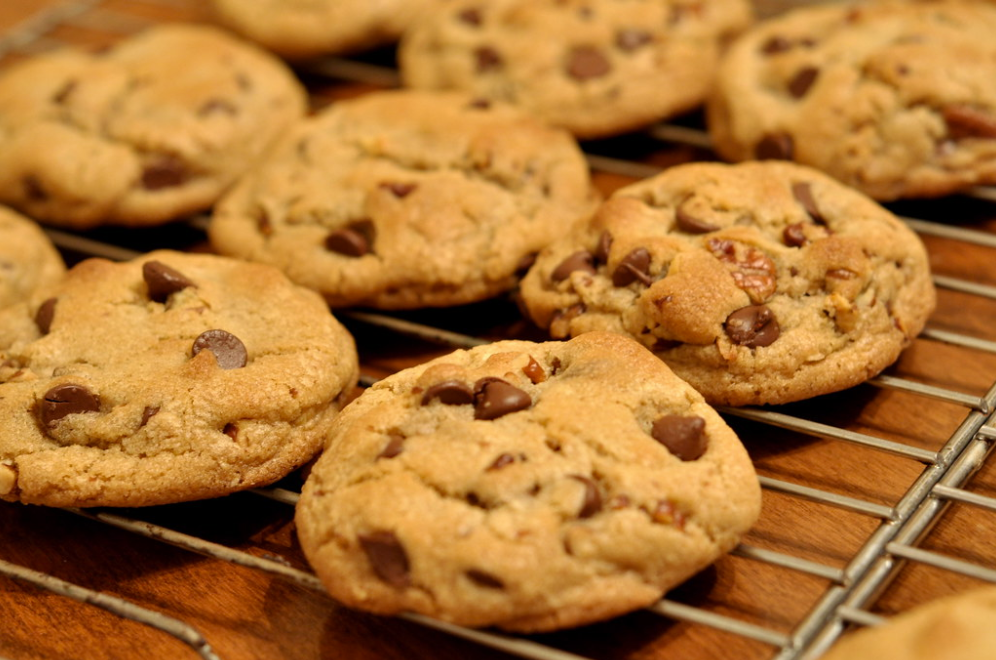 Nutella Stuffed Chocolate Chip Cookies