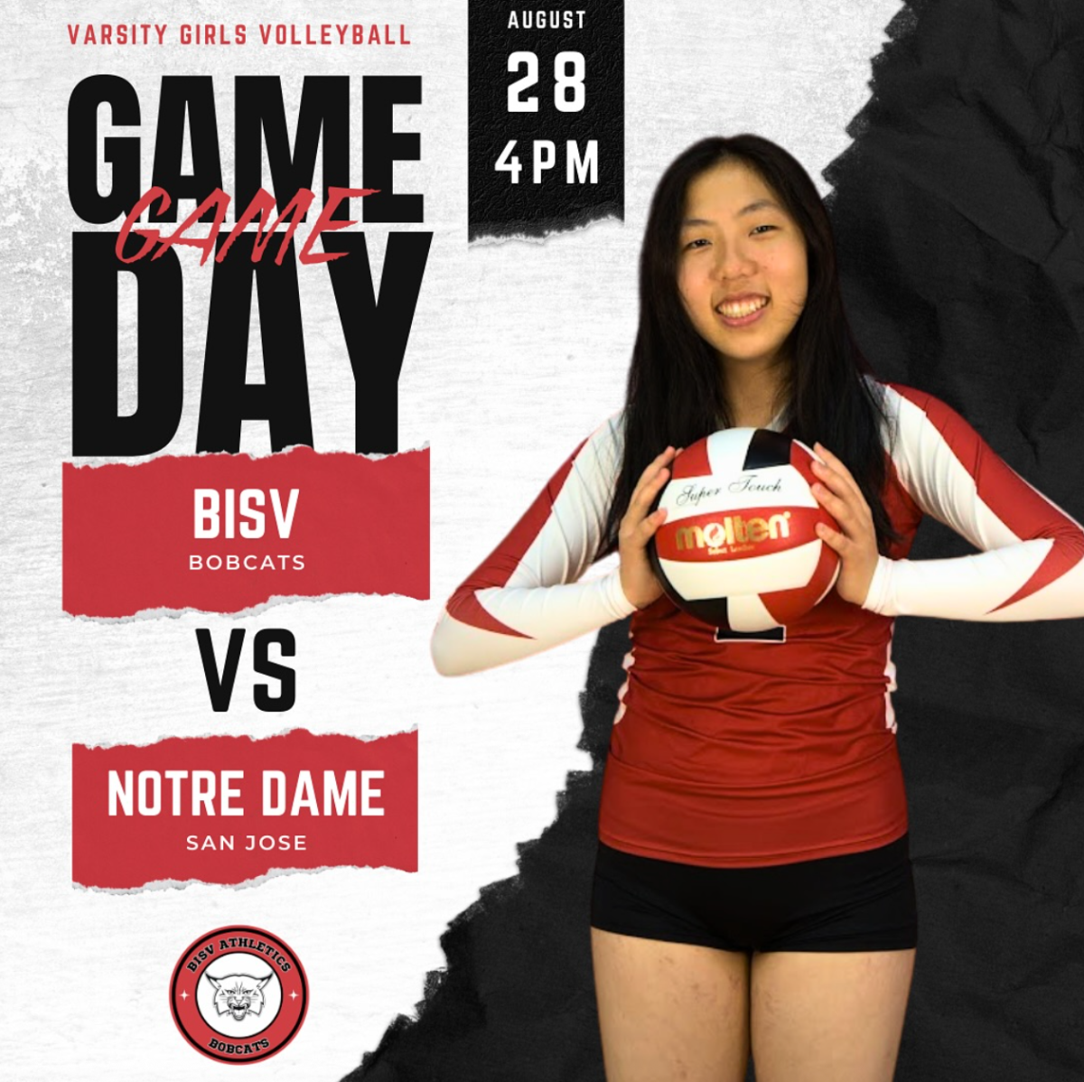 BISV Girls' Volleyball - vs. Notre Dame