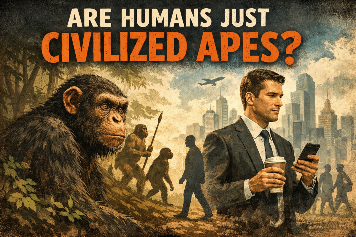 Are Humans Just Civilized Apes?